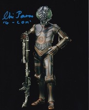 CHRIS PARSONS signed autograph 20x25cm STAR WARS in person autograph COA