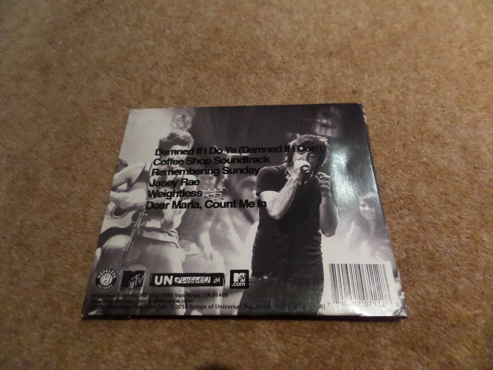 CD ALBUM + DVD - ALL TIME LOW - MTV UNPLUGGED - Image 2 of 2