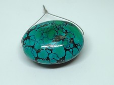 Natural Turquoise Loose Gemstone Oval Beads - For Jewelry Making Gift For Her
