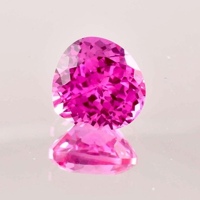 AAA+ Flawless 13 x 13 mm Natural Royal Pink Ceylon Sapphire (GIT Certified)