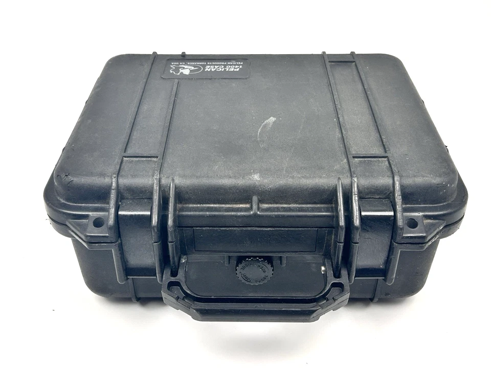 Funda protectora Pelican 1400 13,37 x 11,62 x 6 pulgadas con inserciones de espuma - Buen estado Foto 2 de 4