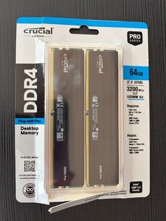 Crucial Pro DDR4 RAM 64 GB UDIMM 2 x 32 GB CL22