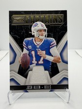 2020 Panini Playbook Captains Josh Allen #CAP-1 Swatches (MEM)