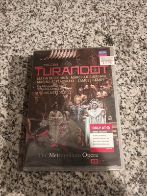 Puccini Turandot - The Metropolitan Opera Orchestra, Chorus & Ballet DVD - New
