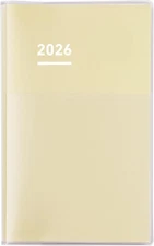 Kokuyo Jibun Techo Diary 2026 Monthly/Weekly Planner A5 Slim Butter Yellow NEW