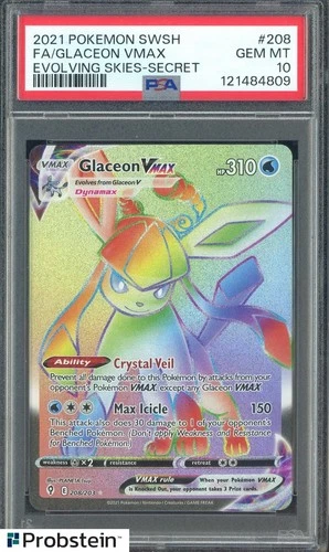 2022 Pokemon SWSH Silver Tempest Secret #208 FA Wallace PSA 10 GEM MINT