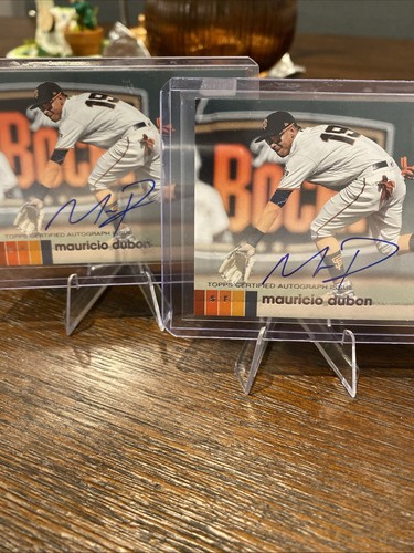 Mauricio Dubon (2) Auto Card Lot Topps Stadium Club AMD 2020  - Afbeelding 1 van 4