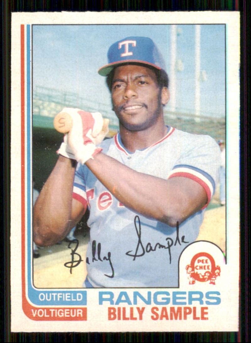 1982 O-Pee-Chee Billy Sample Texas Rangers #112