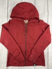 VGC! American Giant Full Zip Hoodie Heavyweight Cardinal Red Sz Small Women’s