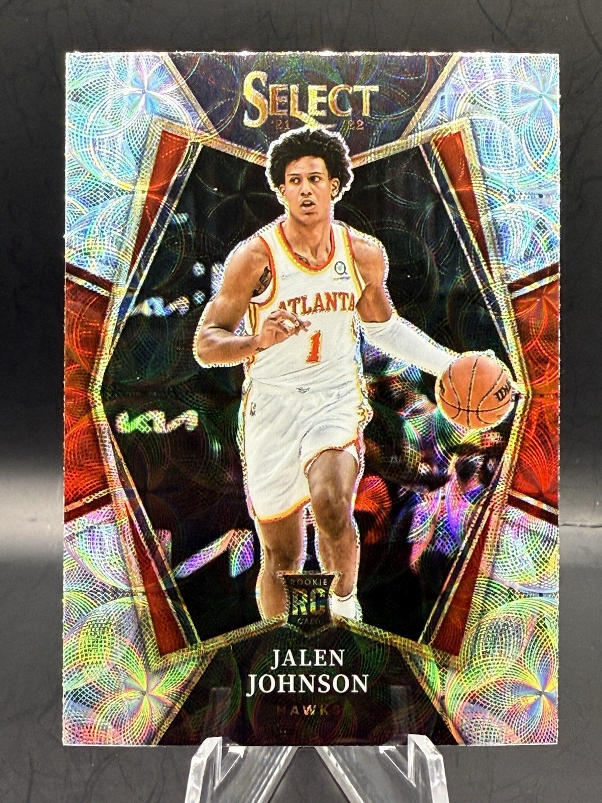 2021-22 Panini Select #200 Jalen Johnson Scope Prizm Rookie RC
