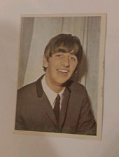 TOPPS BEATLES COLOR CARDS #4 MEET RINGO STAR 1964  NM PSA 