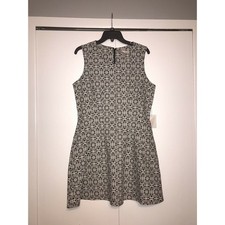 Forever 21 Contemporary Dress Black/White Size Large