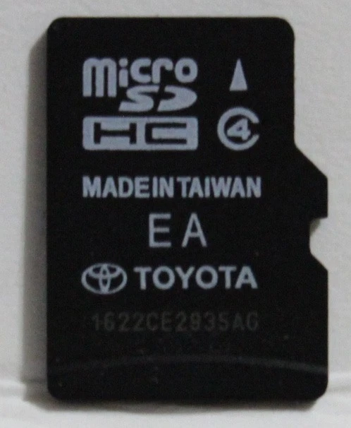 Toyota RAV4 Sequoia Sienna Venza 2016 2017 2018 Navigation Map Card 86271-0E184 - Image 2 of 2