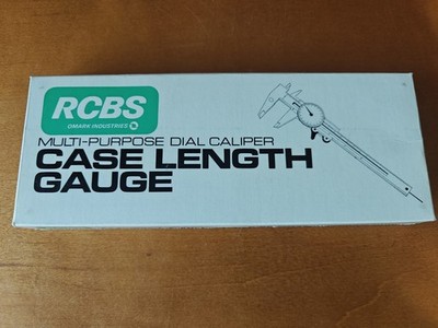 RCBS Multi-Purpose Dial Caliper Case Length Gauge 09448 VERY NICE! WORKS GREAT!