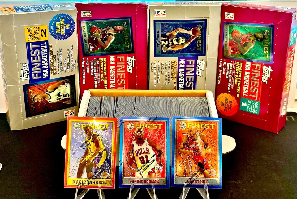 1995 TOPPS 最好大量 306 MT 批量。 58 SER 1,248 SER 2,魔法/RODMAN/HILL RC — 第 2/3 张图片