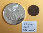 1979 Singapore Botanical Gardens .925f silver commemorative .595 oz ASW $43 melt