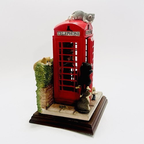 Comic And Curious Cats Cat Calls Limited 0845 / 1500 Statue Ornament 2005 Rare - Picture 7 of 8