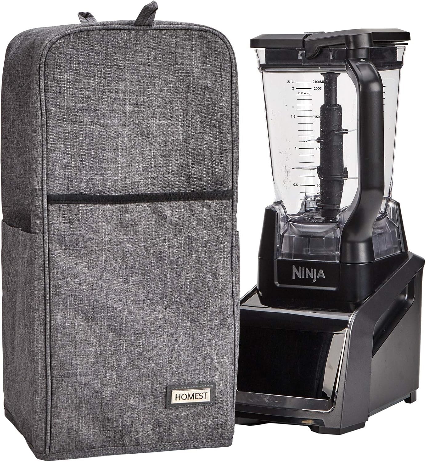 HOMEST Blender Dust Cover with Accessory Pocket Compatible w