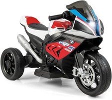 Costzon Kids Motorcycle,Licensed BMW 12V Battery Powered Electric Motorcycle w/H