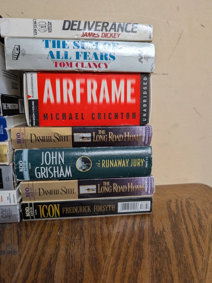 Audio Books Novels Detective Crime Action Mystery Cassette Tape - 15 Book Lot - Image 3 of 3