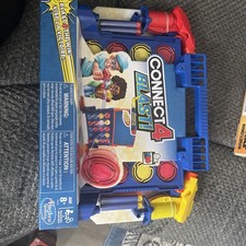 Hasbro Connect 4 Blast! Game Nerf Powered Blasters and Darts New with Box Scrape
