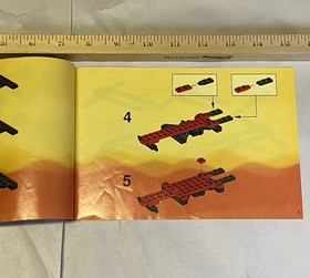 LEGO 6056 Dragon Wagon Knights Castle Retired Instruction Manual Only 1993