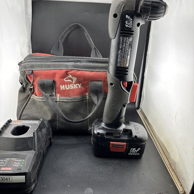 #ad Craftsman 90 degrees Drill Driver 19.2V EG1437 Batteryamp; Charger all Tested USED $49.90