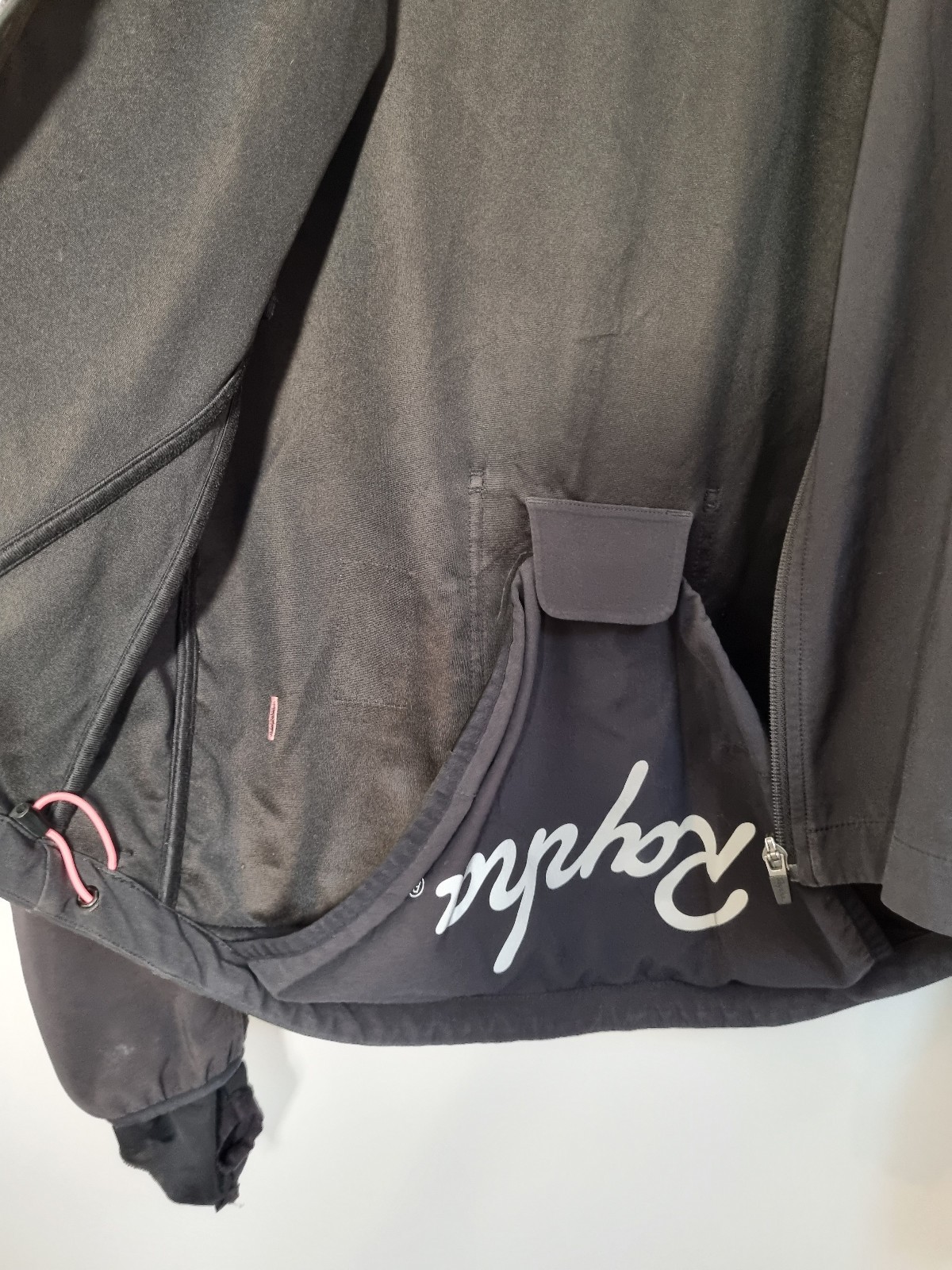Rapha Classic Softshell Jacket Size L Black Cycli… - image 6