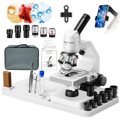 High-definition LED laboratory medical and biological binocular microscope, a po