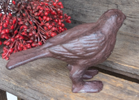 ❤️ Kleiner Vogel - Gusseisen - Antiklook VöGel - Garten Deko Natur ❤️