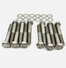 Small Block Ford Sbf Intake Manifold Bolts Kit Hex Stainless 289 302 351w 12pcs