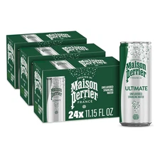 Maison Perrier Ultimate Sparkling Water, 11.15 Fl Oz Cans, 8 Count, 3 Pack