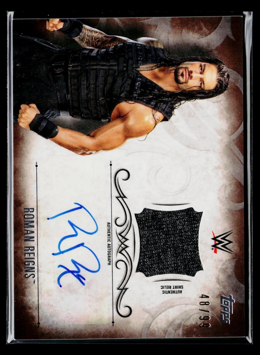 ロマンレインズ　サイン&レリックカード　44/50 TOPPS WWE Wrestling WWE Sports Trading Cards & Accessories Memorabilia for