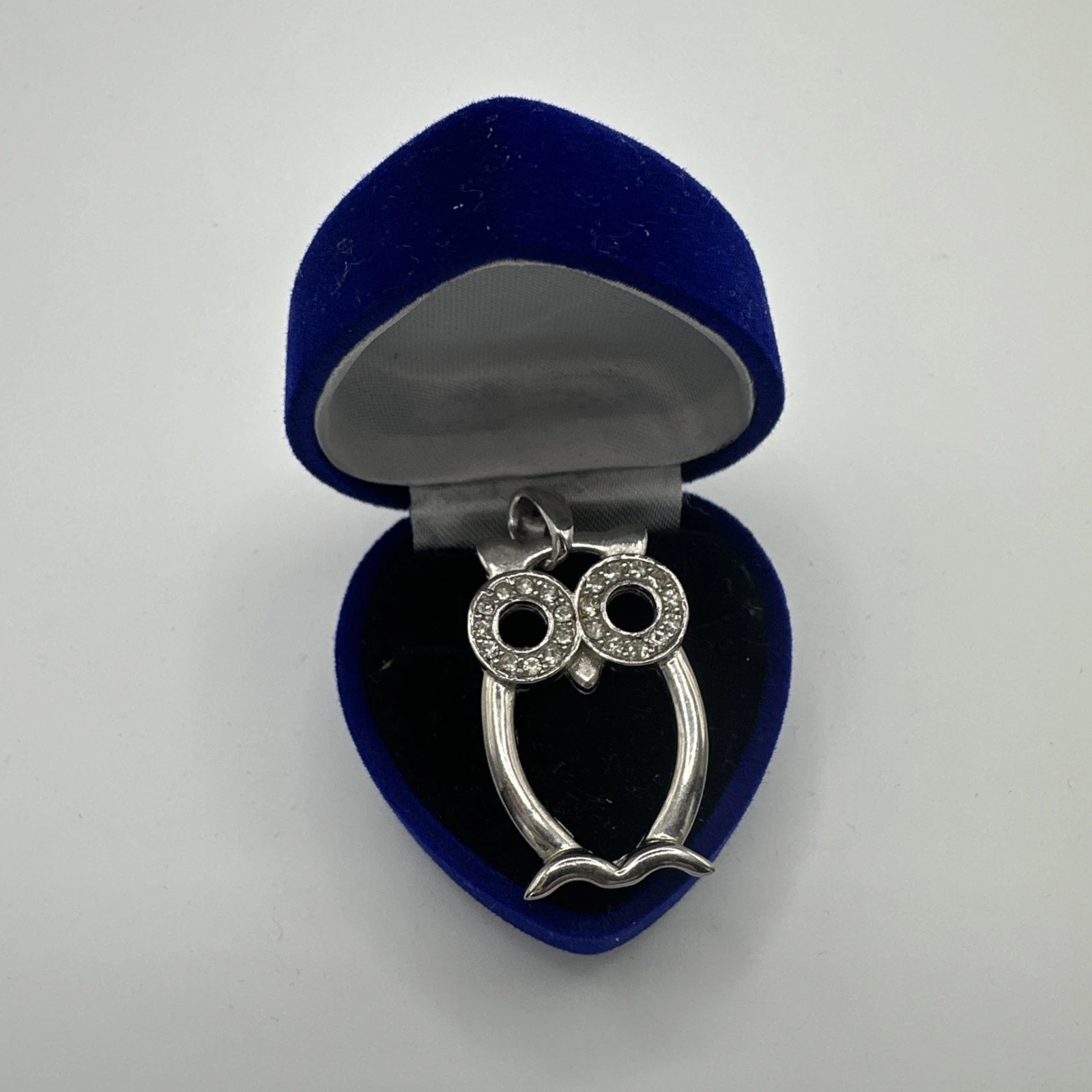 Bijoux Fantaisie Pendentif Chouette  Argentée ( Sans La Boîte)
