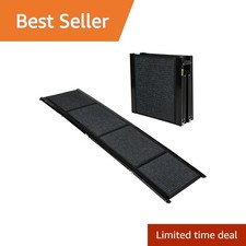 Ashfield and Harkness Foldable Felt Dog Ramp, 63x17