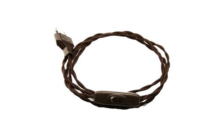 Cable IN Braid Cable Cord 2MT 120+ 31 1/2in With Plug And Switch