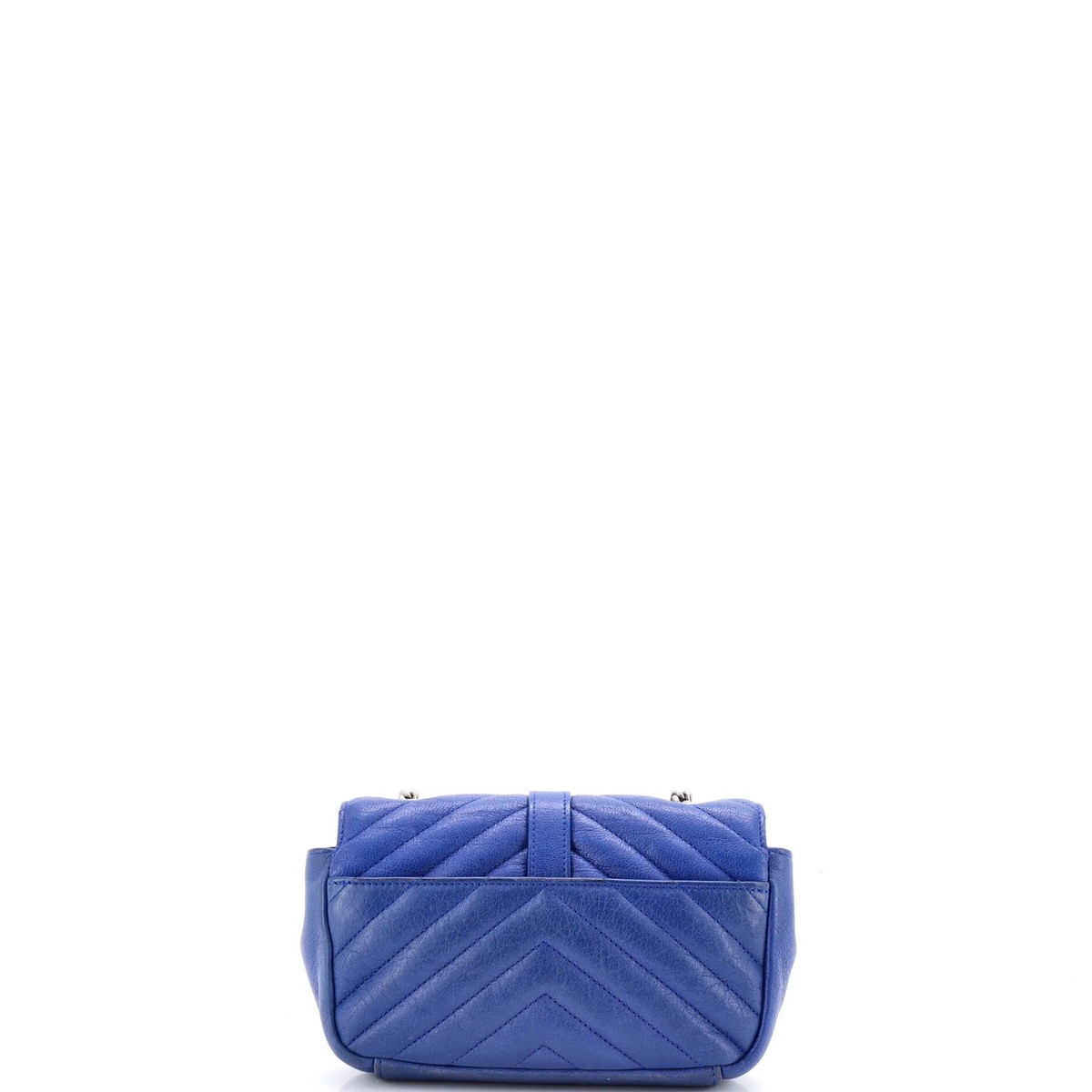 Saint Laurent Classic Monogram Crossbody Bag Matelasse Chevron