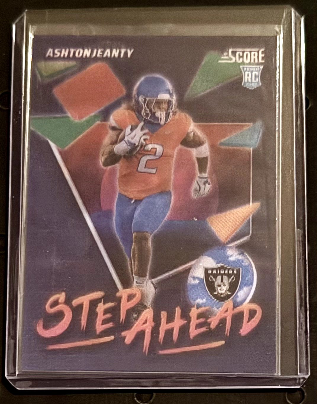 2025 Score Ashton Jeanty Step Ahead RC SSP