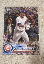 2018 Topps Holiday - Willson Contreras #HMW80 Metallic Snowflake
