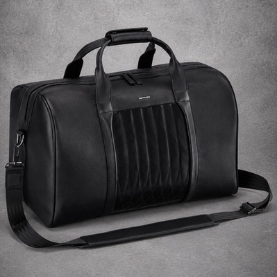 Mercedes-AMG Collection AMG Weekender Reisetasche AUSVERKAUFT Leder schwarz 40 L