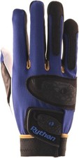 Python Deluxe Racquetball/Pickleball Glove - Right Large, Black, Blue, White