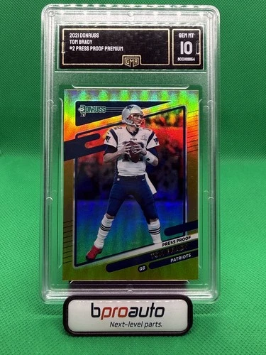 2021 Panini Donruss - Tom Brady #2 Press Proof Premium