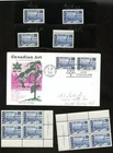 LOT 32703 MINT NH OG 464 CENTENNIALS VARIETIES PLATE BLOCKS SINGLES 1 FDC CANADA