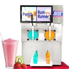 Kolice Commercial Margarita Cocktail Milkshake double tank Ice Slush Machine
