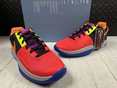 Nike Ja 1 Check Black Crimson Blue Volt Morant FJ4241-001 Men
