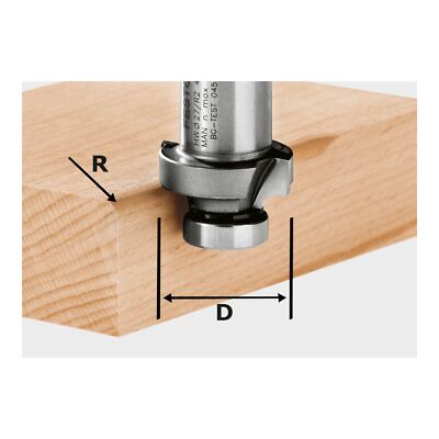 Festool HW R3-OFK 500 Abrundfräser 27 x 3,0 mm 490093 zum Abrunden von Umleimern