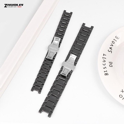 Concave Ceramic Watch Strap For Gu-cci Omega GC Guess Dior Pasha Notch Wristband - Picture 22 of 26