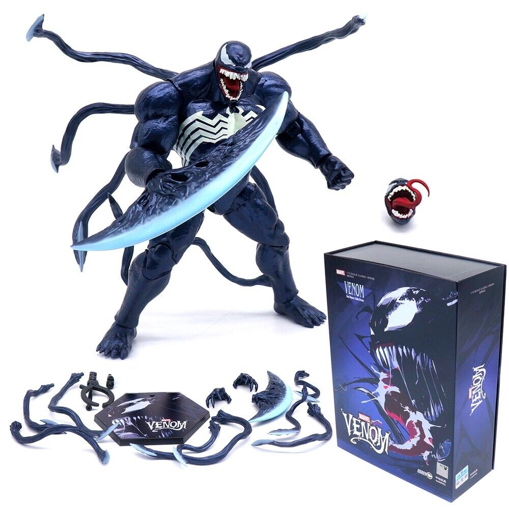 ZD TOYS Venom 9in Action Figure 1/10 Scale Marvel legends ZD TOYS Venom 9in Action Figure 1/10 Scale Marvel legends