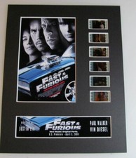 Fast and Furious 4 2009 35 mm pantalla de celda de película 8x10 película Paul Walker Vin diésel
