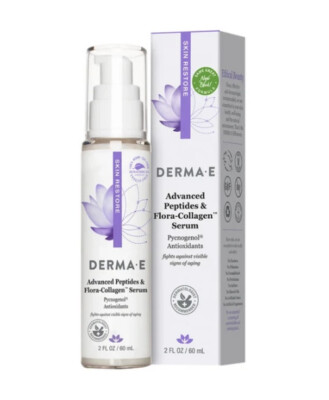 Derma E Advanced Peptide and Flora-Collegen Serum, 2 oz. Fresh